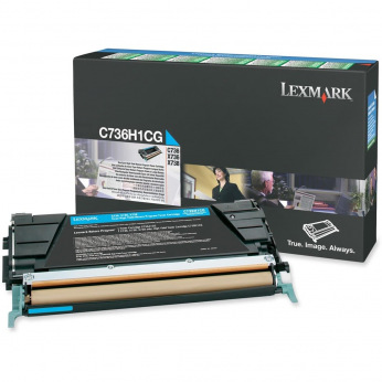 Картридж для Lexmark X738de Lexmark  Cyan C736H1CG