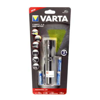 Фонарь VARTA 3W LED High Optics Light 3AAA (18810101421)