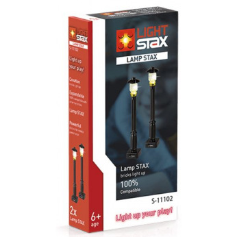 Ліхтарики вуличні LIGHT STAX з LED підсвічуванням чорні LS-S11102 (LS-S11102)