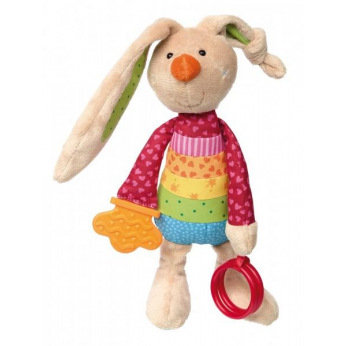 Мягкая игрушка sigikid Кролик с погремушкам 26 см  (41419SK)