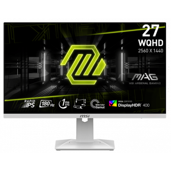 Монітор IPS 27" WQHD (2560 x 1440) 1ms 180Hz 178/1 78/DP/2HDMI/HP MAG 274QRFW (MAG 274QRFW)