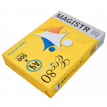 Бумага Magistr Eco, class C, білизна 150% CIE, 80g/m2, A4, 500л (Magistr Eco)