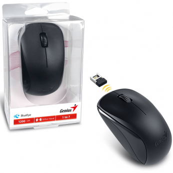 Маніпулятор "Миша" Genius NX-7000 USB Black (31030109100) безпровідна, оптична