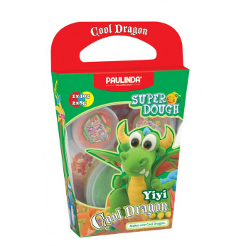 Маса для лепки Paulinda Super Dough Cool Dragon Дракон зеленый  (PL-081378-13)