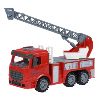 Машинка инерционная Same Toy Truck Пожарная машина с раздвижной леснице  (98-616Ut)