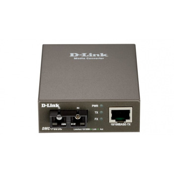 Медiаконвертер D-Link DMC-F15SC 100BaseTX to SM Fiber (15km, SC)Fast Ethernet Twisted-pair to Fast Ethernet Single-mode Fiber, M (DMC-F15SC)