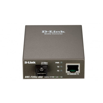 Медiаконвертер D-Link DMC-F20SC-BXU WDM (TX 1310NM) Single-MD (DMC-F20SC-BXU)
