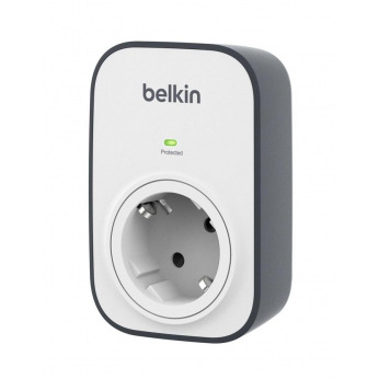 Мережевий фільтр Belkin з захистом від перенапруги, 1 роз., 306 Дж, UL 500 В (BSV102vf)