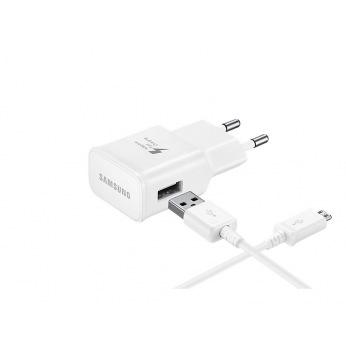 Сетевое зарядное устройство Samsung 2A (Fast Charging) White (EP-TA20EWEUGRU)