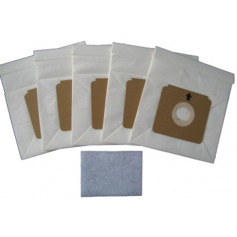 Мешки 5шт и фильтр Gorenje GB2 бумажные (PBU 110/100) (GB2)