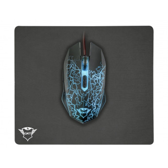 Мишка + килимок TRUST GXT 783 Izza Gaming Mouse & Mouse Pad BLACK (22736_TRUST)