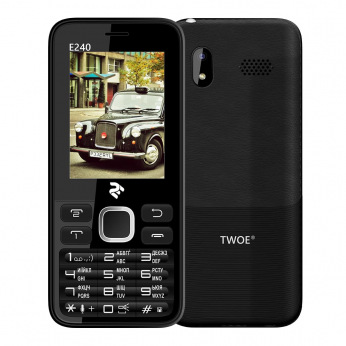 Мобильный телефон 2E E240 DualSim Black (070874407113)