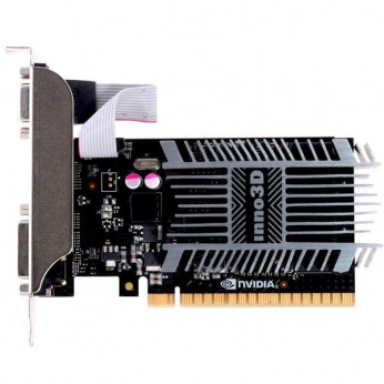 Відеокарта INNO3D nVidia GT710 GPU: 954MHz MEM: 1G DDR3 1600MHz DVI+VGA+HDMI Inno3D GT710 1GB D3 LP (N710-1SDV-D3BX)