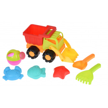 Набір для гри з піском Same Toy 7 од. вантажівка зелена  (987Ut-2)