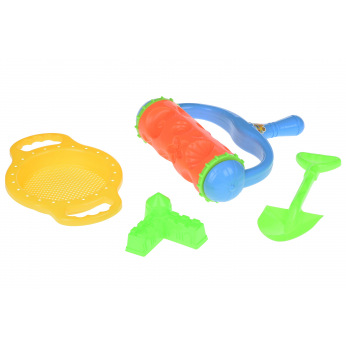 Набор для игри с песком Same Toy с Валиком (оранжевый) 4 шт  (HY-1904WUt-3)