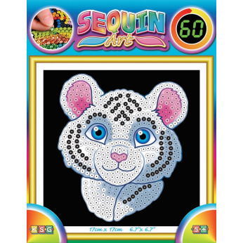 Набор для творчества Sequin Art 60 Белый тигр  (SA1326)