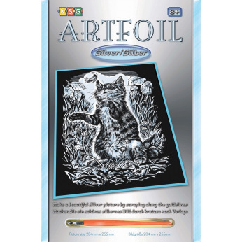 Набор для творчества Sequin Art ARTFOIL SILVER Котенок  (SA1034)