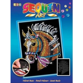 Набор для творчества Sequin Art BLUE Конь  (SA1517)