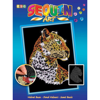 Набор для творчества Sequin Art BLUE Леопард  (SA1208)