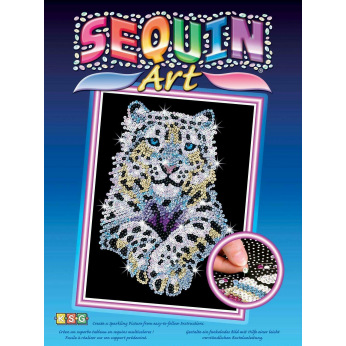 Набор для творчества Sequin Art BLUE Снежный леопард  (SA1404)
