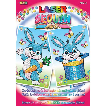 Набор для творчества Sequin Art LASER Кролики  (SA1320)