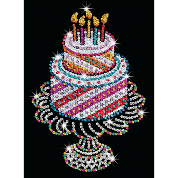 Набор для творчества Sequin Art ORANGE Святковий торт  (SA1506)