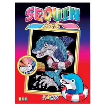Набор для творчества Sequin Art RED Дельфин Джек  (SA1304)