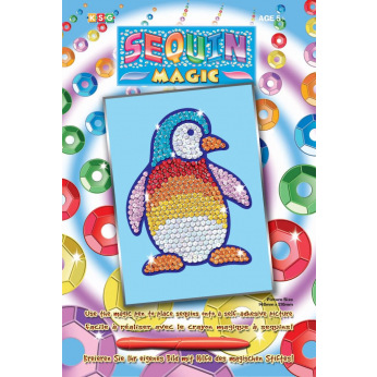 Набір для творчості Sequin Art SEQUIN MAGIC Пінгвін  (SA0902)