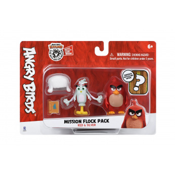 Набор Jazwares Angry Birds ANB Mission Flock Ред и Сильвер (ANB0007)