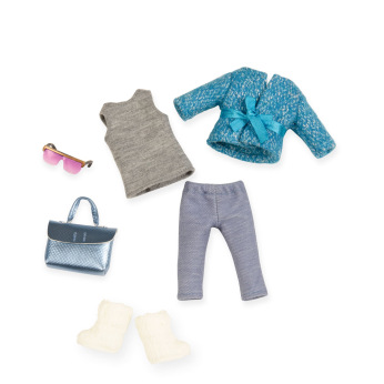 Набор одежды для кукол LORI голубое пальто (LO30005Z)