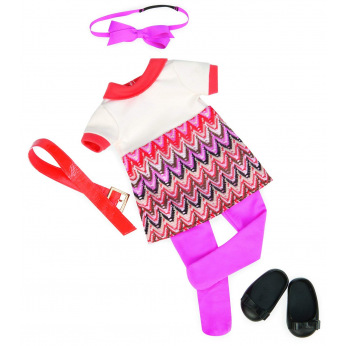 Набор одежды для кукол Our Generation платье с принтом (BD60014Z)