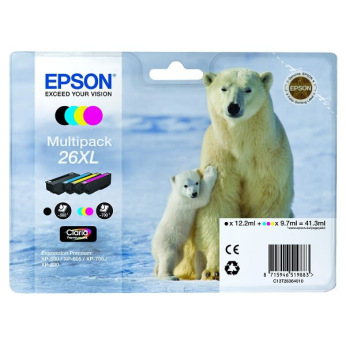 Картридж для Epson Expression Premium XP-700 EPSON 26XL  B/C/M/Y C13T26364010