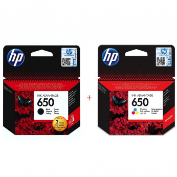 Картридж для HP DeskJet Ink Advantage 1015 HP 650 B+C  Black/Color Set650