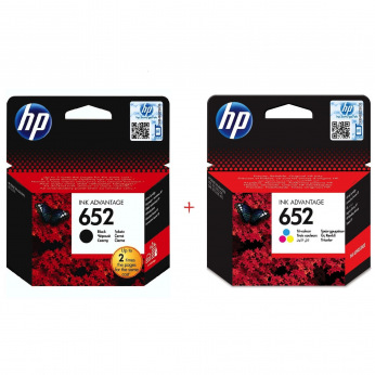 HP 652 Black + HP 652 Color Набір Картриджів (Set652)