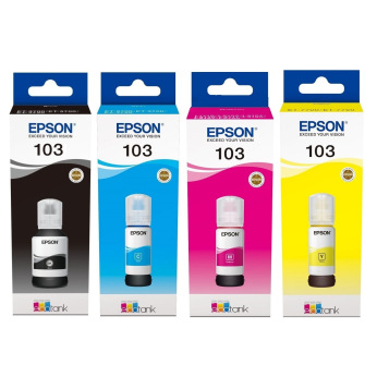 Чернила для Epson EcoTank L5290 EPSON 103  B/C/M/Y 4 x 65мл SET103E