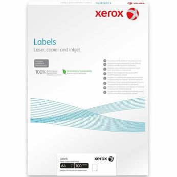 Наклейка Xerox универсальная 12 шт на листе 105мм x 44мм, А4, 100л (003R97405)