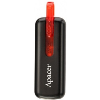 Накопичувач Apacer 64GB USB 2.0 AH326 Black (AP64GAH326B-1)