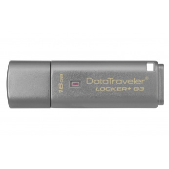 Флешка USB Kingston 32GB USB 3.0 DT Locker+ G3 Metal Silver Security (DTLPG3/32GB)