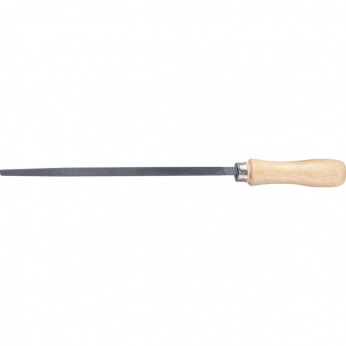 Напилок  квадратний 250 мм,  дерев’яна ручка,  СИБРТЕХ (MIRI15929)