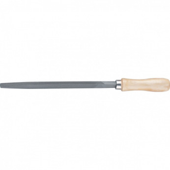 Напилок тригранний 150 мм, дерев’яна ручка,  СИБРТЕХ (MIRI16023)