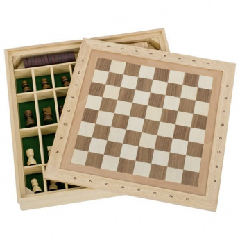 Настільна гра goki Шахи, шашки, млин  (56953G)