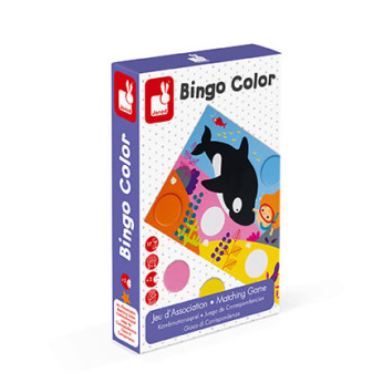 Настольная игра Janod Бинго. Изучаем цвета  (J02693)