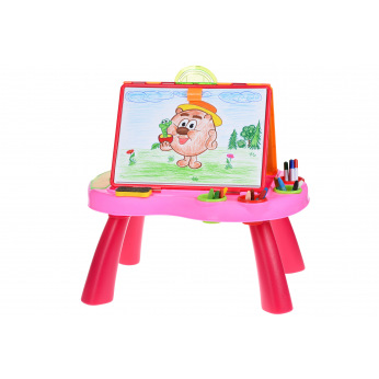 Учебный стол Same Toy My Art centre розовый  (8806Ut)