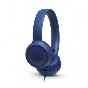 Наушники JBL T500 Mic Blue (JBLT500BLU)