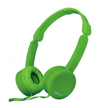 Наушники Trust Nano On-Ear Mic Green (23101)
