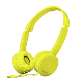 Наушники Trust Nano On-Ear Mic Yellow (23106)
