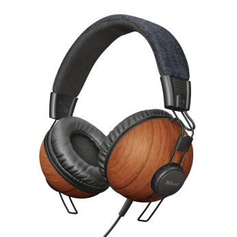 Навушники Trust Noma Over-Ear Mic Denim Wood (22637)