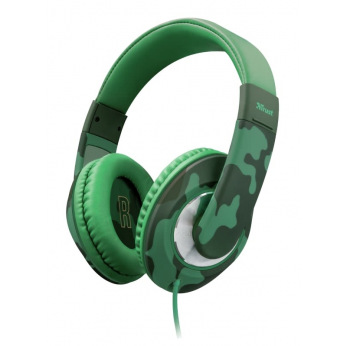 Наушники Trust Sonin Kids Over-Ear Jungle Camo (22203)