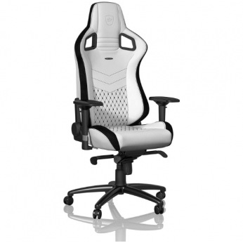 Крісло геймерське Noblechairs EPIC White/Black (NBL-PU-WHT-001)