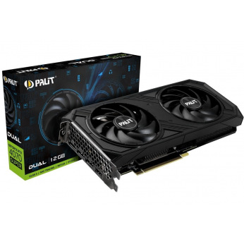 Відеокарта NVIDIA RTX4070 SUPER  DUAL OC 12GB GDDR6X 192bit 3-DP HDMI RTX4070 SUPER DUAL OC 12GB (NED407SS19K9-1043D)